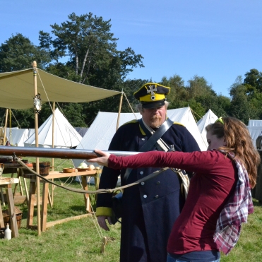 Holding a Musket | Napoleonic Wars | Re-Enactment Historical Research for Authors | Philippa Jane Keyworth